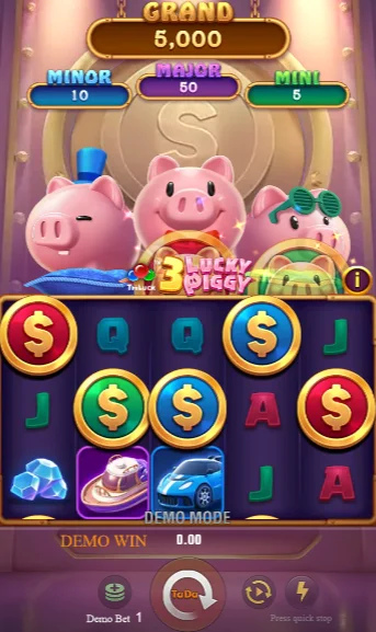 3 Lucky Piggy